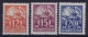 Estland:  Mi Nr 57 - 59 MH/*  1925 - Estonie