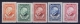 Latvia Lettland: Mi Nr  124 - 128 MNH/** - Lettland