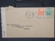 NOUVELLE-ZELANDE-Enveloppe De Christchurch Pour Calais En 1945 Avec Bande De Controle   A Voir  LOT P5541 - Cartas & Documentos