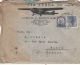 Lettre Air France Illustration Durval P.Ramos, Brésil 1938 - Cartas & Documentos