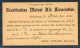 1890 USA Private Stationery Scandinavian Mutual Aid Association, Galesburg, Ill. - Chicago - ...-1900