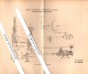 Original Patent - Anton Schimitzek In Fohnsdorf , Steiermark , 1901 , Sicherheitsapparat Für Fördermaschinen !!! - Judenburg