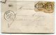 - Petite Enveloppe, Cachet Auch, 1875, 2 Losange 212, Pour Monsieur Aragon, Instituteur à Garbéc, Gimont, Gers, Scans - 1849-1876: Période Classique