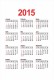 Calendario Small Pocket 2015 - Futbol Almeria - Size:9x6 Cm. Aprox. - Tamaño Pequeño : 2001-...