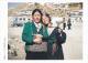 China - Tibetan Mother & Daughter In Font Of Potala Palace, Lhasa, Photo By Iwasa Manpei, Japan's Postcard - Tibet