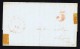 1848  Folded Letter  Red  New Haven CT  Large Red 5 Rate  To  Wallingford  CT -  Family - …-1845 Prephilately