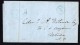 1847  Folded Letter   Blue Cleveland OH , Blue X In Double Circle Rate To Utica NY  - Estate - …-1845 Voorfilatelie