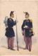 Artist Drawn Ligne Grande Tenue C1870 Uniform Postcard (U15064) See Condition - Uniformes