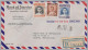 Thailand Siam 1952-11-?? Bangkok A.V.2  R-Flugpost Brief Nach Genf - Thaïlande