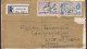 Nigeria Registered Einschreiben Label JAKPATIE 1957 Cover Brief PHILADELPHIA, USA QEII Stamps (2 Scans) - Nigeria (...-1960)