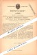 Original Patent - W. Lauke In Trendelbusch B. Helmstedt , 1886 , Schmiervorrichtung Mit Pumpe , Maschinenbau !!! - Helmstedt