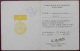 *O357 CUBA MILITAR  MILITAR CREDENCIAL DE MEDALLA CERTIF SELLO DE  ESTIMULO FMC. - Other & Unclassified