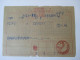 Delcampe - China 1957 Interessanter Beleg! Stationary. Eingedruckte Marke! Rote Stempel! Frachtbrief ?? Selten Angeboten!! - Storia Postale