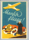 MOTIV Reklame Werbekarte Flug "Mensch Fliege" Augsburg 1936-08-11 - Publicité