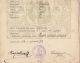 2211FM- GYMNASIUM CERTIFICATE, 4TH GRADE REPORT, ARCHER STAMP, 1914, HUNGARY - Diplômes & Bulletins Scolaires