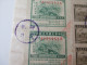 Delcampe - China 1947. Rechnung. Invoice. Schöne Frankatur! Asia Electric Company.  Toller Beleg. Roter Stempel. Fiskal? - Briefe U. Dokumente