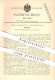 Original Patent - Jons Andersson In Helsingborg / Schweden , 1899 , Schreibfeder , Feder , Schreiben , Federhalter !!! - Federn