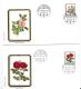 23834 - 4 Enveloppes Suisses Avec Timbres "roses" Et Cachet à Date De Rosental 1982 - Rosas