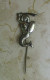 Mermaid Lapel Pin Pinback Silver Tone Metal Siren Sirene -  Ex- Yugoslavia Pin Badge {m29} - Autres & Non Classés