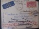 Maroc Lettre De 1941 Pour Chateauroux , Nombreux Cachet Au Verso - Briefe U. Dokumente