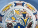 Grand Plat Polychrome DELFT D'époque XVIIIè - Delft (NLD)