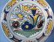 Delcampe - Grand Plat Polychrome DELFT D'époque XVIIIè - Delft (NLD)