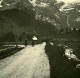 France Pyrenees Gavarnie Sur La Route Du Cirque Ancienne Stereo Photo Stereoscope Possemiers 1910 - Photos Stéréoscopiques