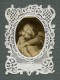 France Religion Image Pieuse Canivet Photo Albumine Sur Papier Dentelle 1870's - Images Religieuses