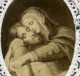 France Religion Image Pieuse Canivet Photo Albumine Sur Papier Dentelle 1870's - Images Religieuses