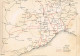 Carta-Mappa Progetti Miglioria Ferrovia Ferrovie Alta Italia-FF.SS.-LITHO 1897- - Litografia