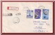 1970 Romania, Circus Complete Set + Apollo 8 + Soyuz 4 & 5 Stamps On Airmail Cover - Storia Postale