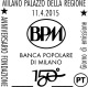 Nuovo - ITALIA - 2015 - 150 Anni Della Banca Popolare Di Milano - 0,80 € • Palazzo Di Piazza Meda - Cod. A Barre 1683 - Bar Codes