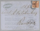 Dänemark 1854-12-13 Aalborg Drucksache Mit Mi#4 Nach Randers - Cartas & Documentos