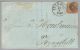 Dänemark 1859-09-21 Itzehoe Brief Mit Mi#7a 3-Ringstempel #119 Nach Hennstedt - Covers & Documents