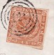 Dänemark 1858-06-14 Kiel Mit Mi#4 3-Ring-Stempel #121 Briefhülle Nach Rantzau - Storia Postale