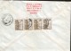 Romania - Registered  Letter Circulated In1992 - Franking " Rich "  - 2/scans - Covers & Documents