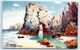 POSTCARD NEWQUAY PERRANPORTH ROCKS ARTIST SIGNED COLOUR H B WIMBUSH 7462 - Newquay