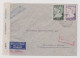 Griechenland 1945-10-18 Zensur O.A.T. Air Mail Nach Stockholm Schweden - Lettres & Documents