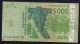 AFRICA DE L' OUEST - 5000 FRANCS CFA - Otros – Africa