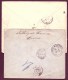 LOT 2 LETTRES RUSSIE EMPIRE AVEC TIMBRES N°44 + ENTIER POSTAL POUR AUCH  ET OUVILLE- GRAND R CERCLÉ- 1896-1906 - Frankeermachines (EMA)