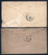 LOT 2 ENTIERS POSTAUX SUR LETTRES  DE RUSSIE- TIMBRE  7 K CLAIR  DE 1886 ET 7 K FONCÉ DE 1891- 2 SCANS - Stamped Stationery