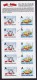 CESKA CZECH 2015 - BOB & BOBEK, Hockey & Rowing, Children Cherecters, Booklet Of 10 Stamps MNH (SPECIMEN) - Blocks & Sheetlets