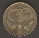 CIPRO 5 CENTS 2001 - Cyprus