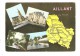 CPA : 89 - AILLANT Sur THOLON  : Multivues 4 Vues + Carte - Aillant Sur Tholon