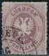Lübeck Nr. 14 - 1 1/2 Shilling Purpur Mit Ortsstempel - Kurzbefund BPP - Kabinett - Luebeck
