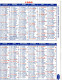 CALENDRIER 1995  PHARMACIE  Papillon - Tamaño Pequeño : 1991-00