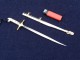 Delcampe - TRES BEAU SABRE OFFICIER U.S. MARINES Fabrication W.K.C. SOLINGEN - Knives/Swords