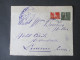 Frankreich 1918 Beleg. Zensurbrief. Controle Postal Militaire. Nach Luzern. Hotel Cécile. Ouvert 108 - Lettres & Documents