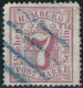 7 Shilling Graulila - Hamburg Nr.19 Mit Balkenstempel - Tief Geprüft BPP - Kabinett - Hambourg