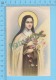 Grande Image NB-01140 ( Saint Thérèse De L'enfant Jésus ) Image Pieuse Santini Holycard 2scans - Images Religieuses